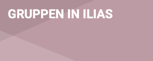Gruppen in ILIAS