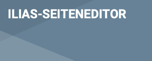 ILIAS-Seiteneditor